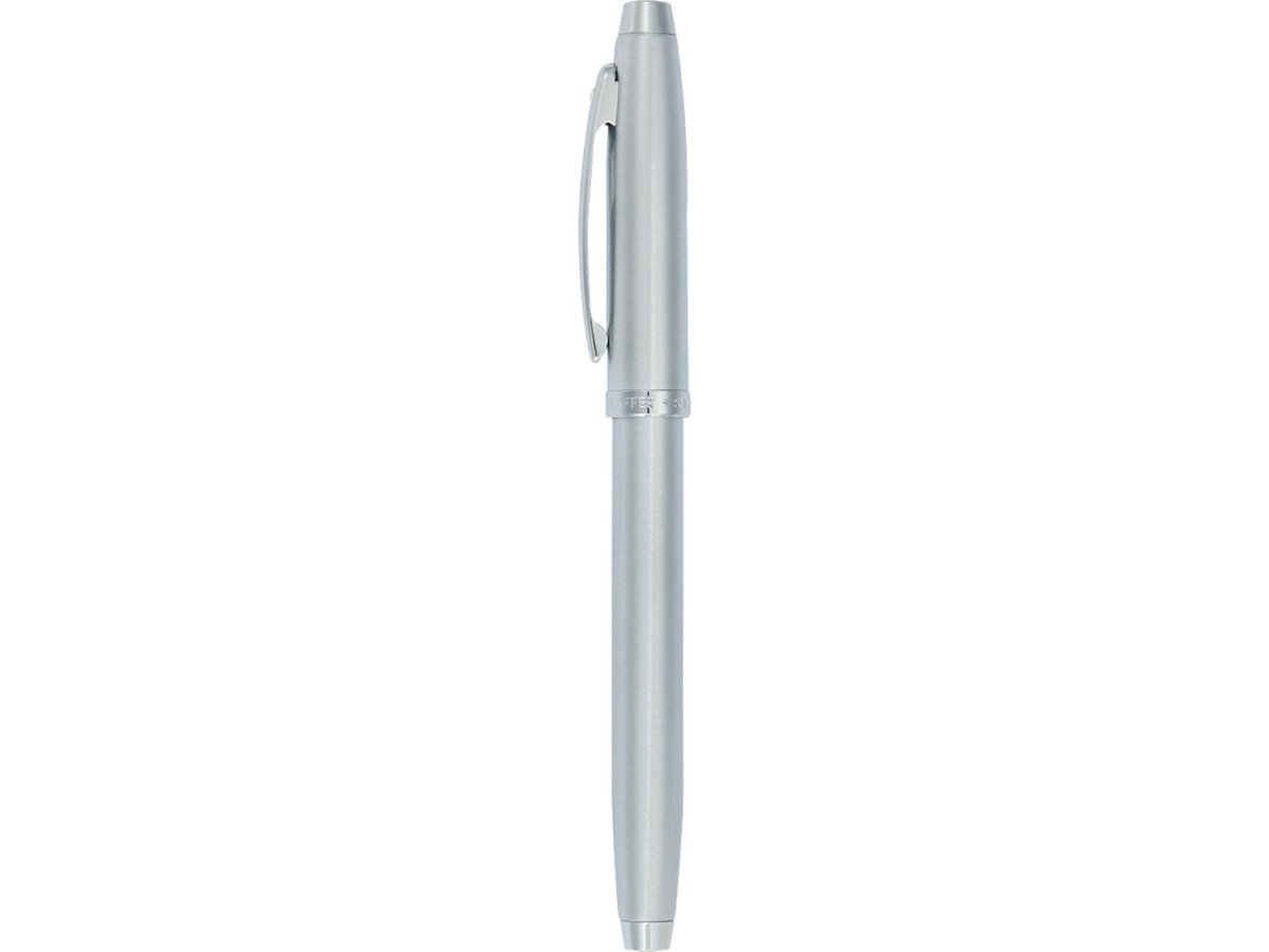 Sheaffer® 100 Brushed Chrome Roller Ball - Roller Ball Pens - SwagWear