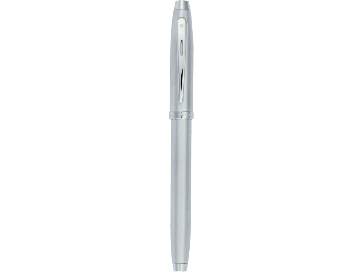 Sheaffer® 100 Brushed Chrome Roller Ball - Roller Ball Pens - SwagWear