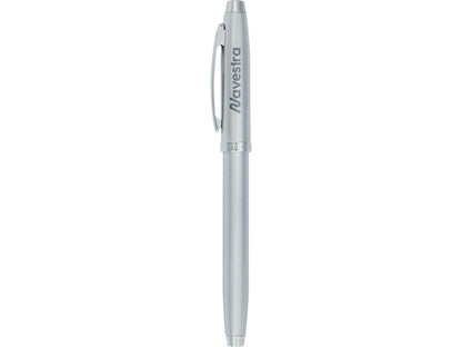 Sheaffer® 100 Brushed Chrome Roller Ball - Roller Ball Pens - SwagWear