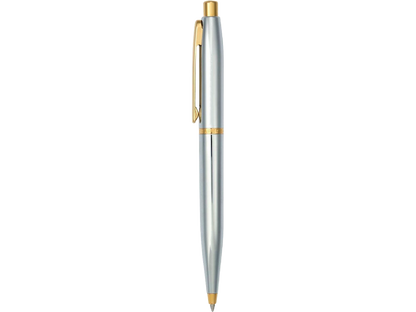 Sheaffer® VFM Polished Chrome with Gold Ballpoint - Silver - Ballpoint Pens