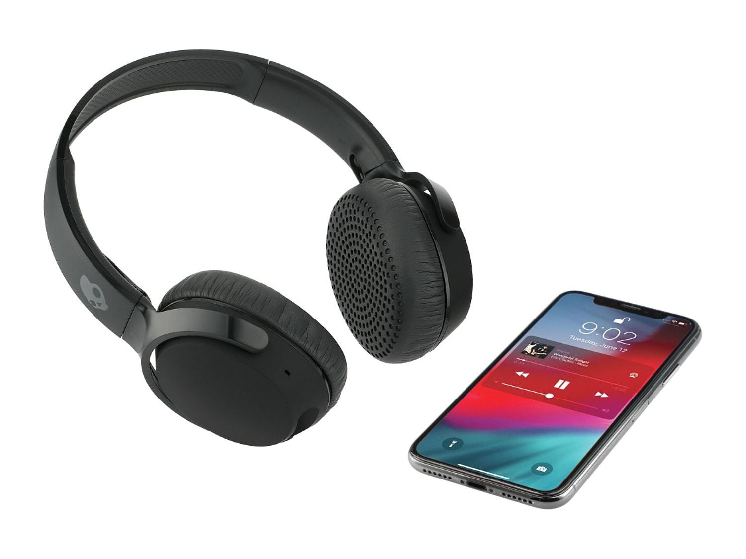 Skullcandy Riff 2 Bluetooth Headphones - Black - Headphones