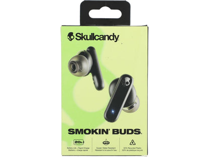 Skullcandy Smokin’ Buds True Wireless Earbuds - Black - Earbuds
