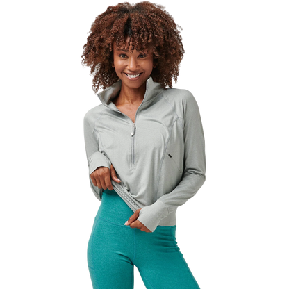 SLENDER COZY HALF ZIP