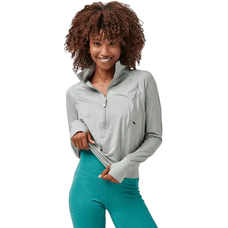 SLENDER COZY HALF ZIP - Pullovers - SwagWear