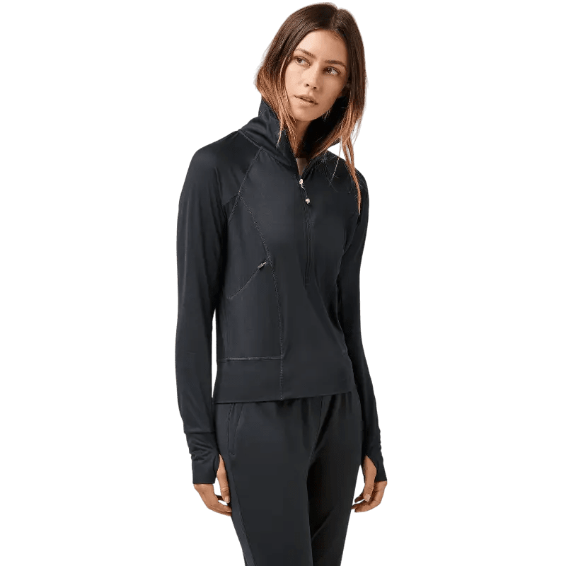 SLENDER COZY HALF ZIP - Pullovers - SwagWear