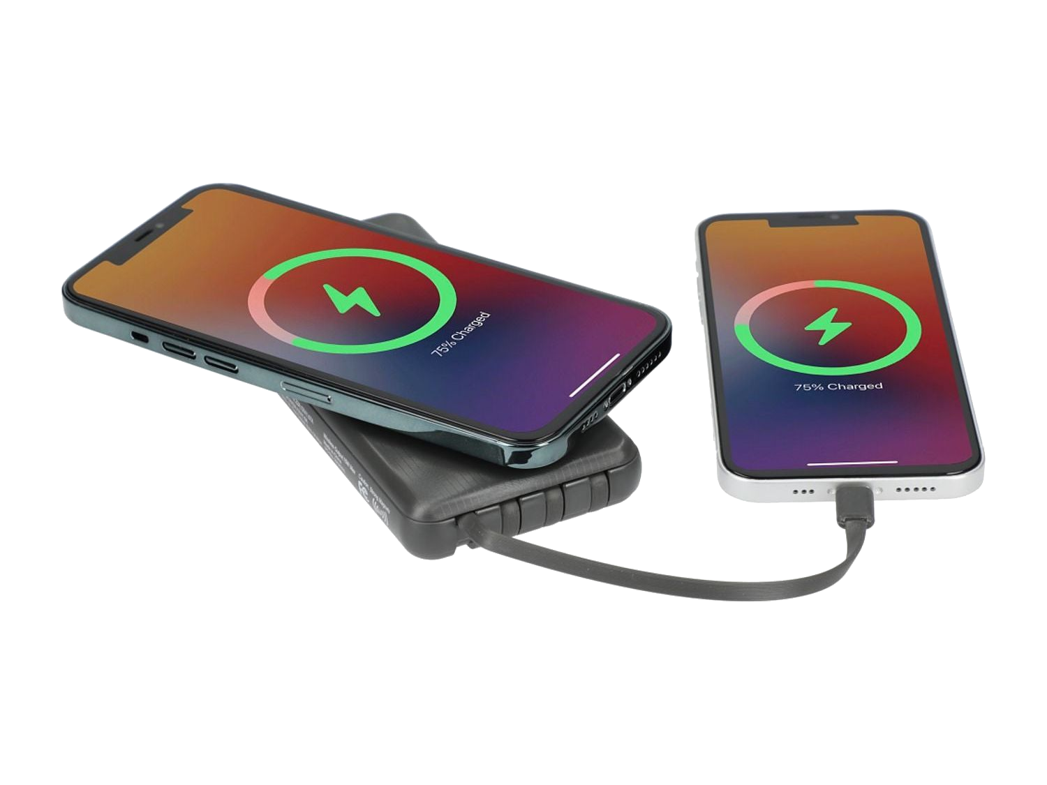 Solekick™ MagClick™ 10000 15W Wireless Power Bank - Dark Grey - Wireless Power Banks
