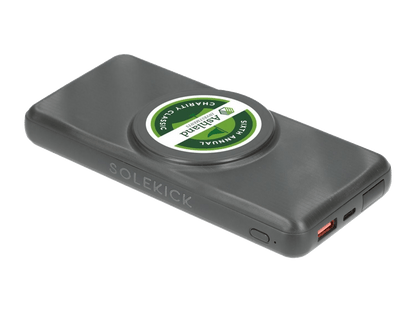 Solekick™ MagClick™ 10000 15W Wireless Power Bank - Wireless Power Banks - SwagWear