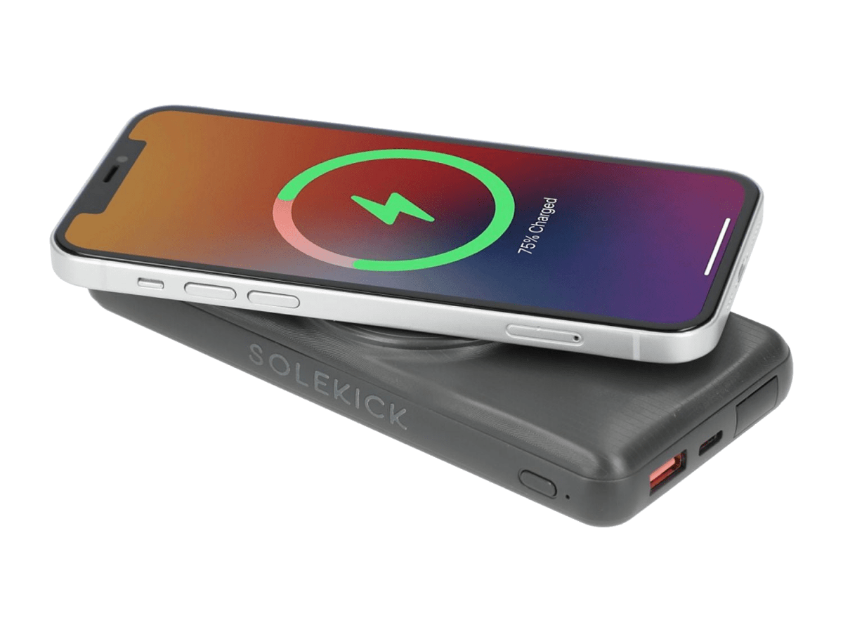 Solekick™ MagClick™ 10000 15W Wireless Power Bank - Wireless Power Banks - SwagWear