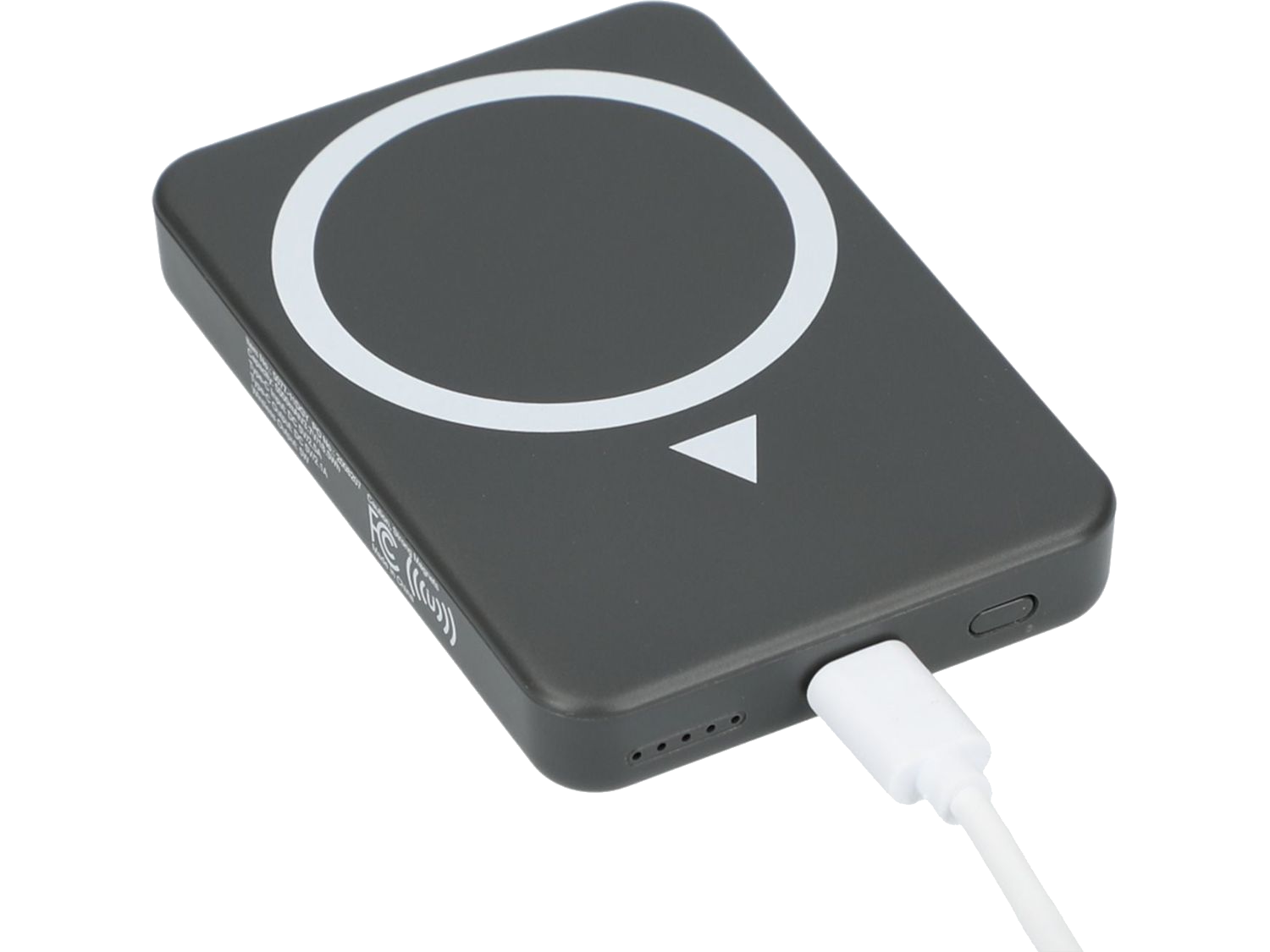 Solekick™ MagClick™ 5000 mAh Wireless Power Bank - Dark Grey - Wireless Power Banks