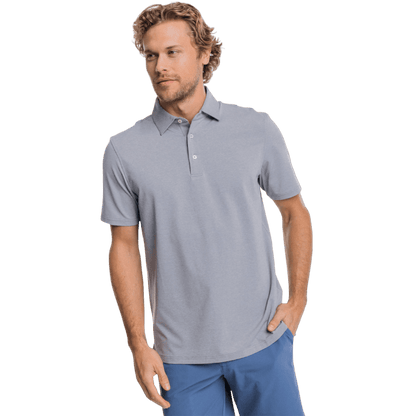 Southern Tide Men's Brrr-eeze Heather Performance Polo - Polos - SwagWear