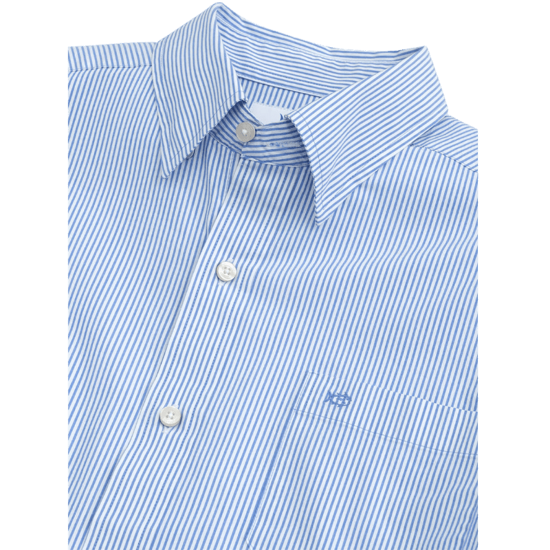 Southern Tide Men's Charleston Granby Stripe Sport Shirt - Button Down Shirts - SwagWear