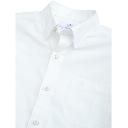 Southern Tide Men's Charleston Overbook Solid Sport Shirt