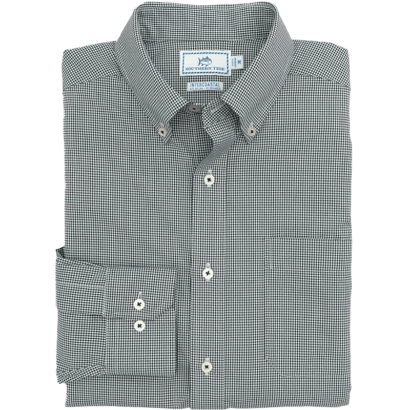 Southern Tide Men's Gameday Gingham Sport Shirt - Button Down Shirts - SwagWear
