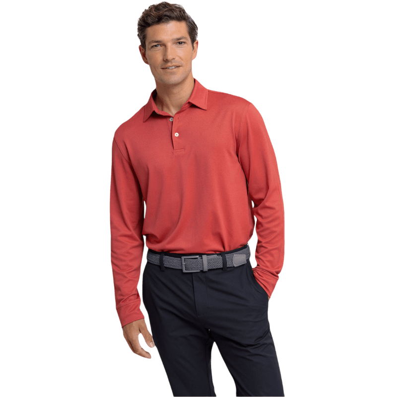 Southern Tide Men's Long Sleeve Belfair Performance Polo - Polos - SwagWear