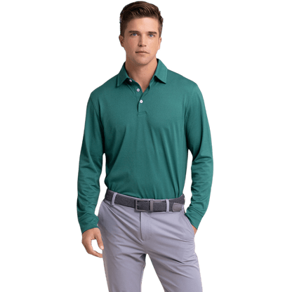 Southern Tide Men's Long Sleeve Belfair Performance Polo - Polos - SwagWear