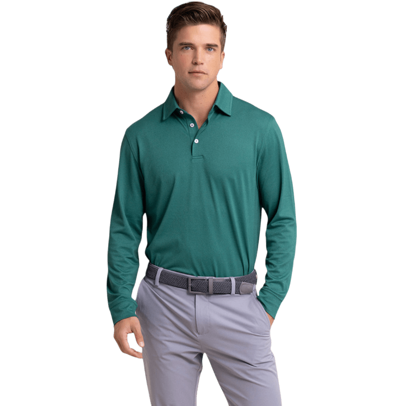 Southern Tide Men's Long Sleeve Belfair Performance Polo - Polos - SwagWear