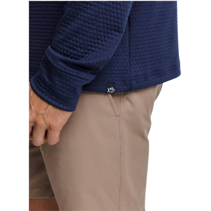 Southern Tide Men's Scuttle Heather Performance Quarter-Zip Hoodie