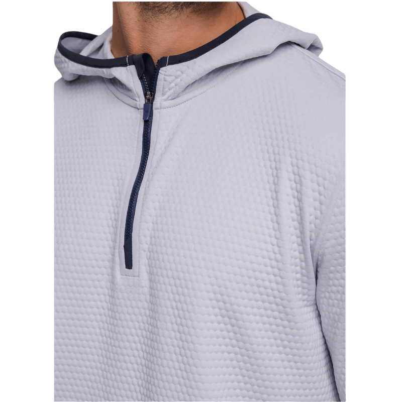 Southern Tide Men's Scuttle Heather Performance Quarter-Zip Hoodie - Pullovers - SwagWear