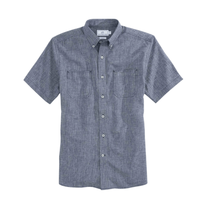 Southern Tide Men's Short-Sleeve Dock Shirt - Button Down Shirts - SwagWear
