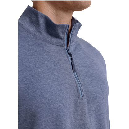 Southern Tide Men's Whyche Interlock Heather Quarter-Zip