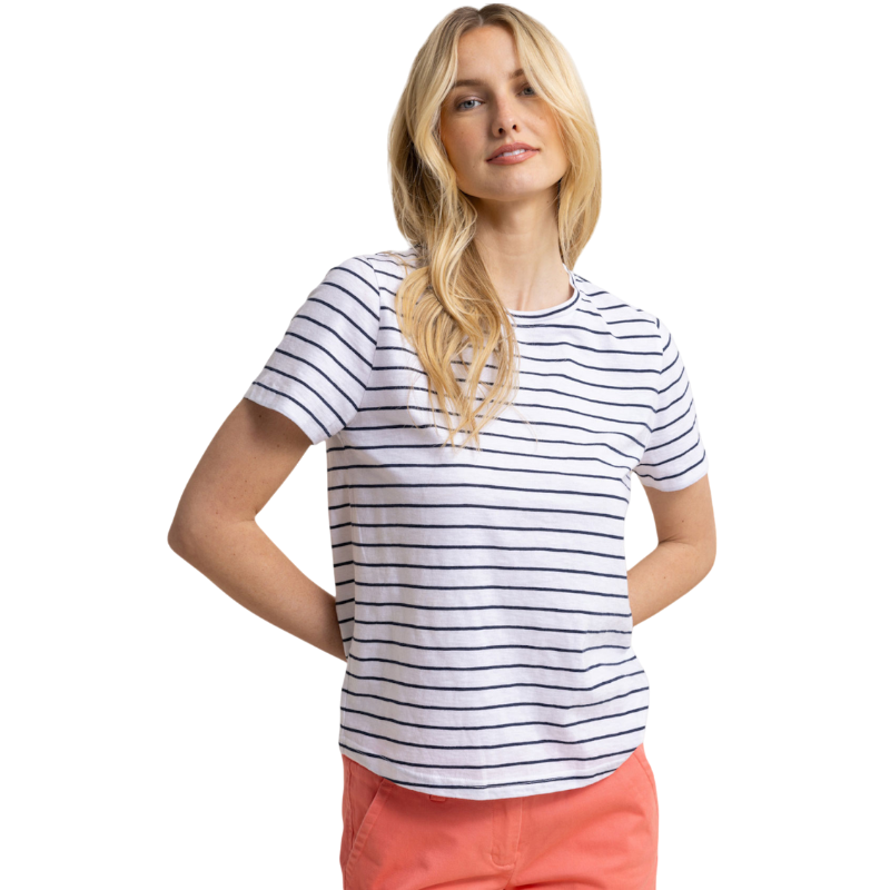 Southern Tide Women's Sun Farer Stripe Crew Neck T-Shirt