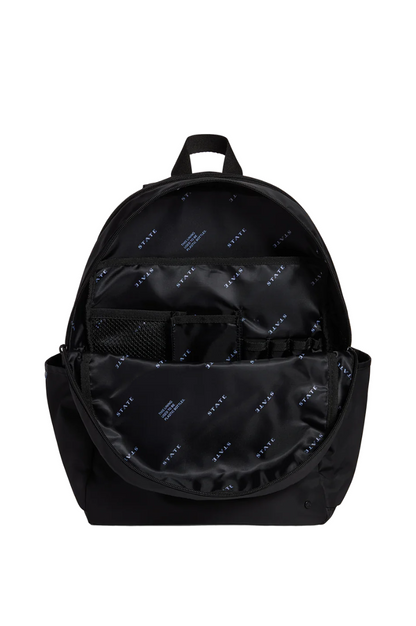 STATE Bags Kane Double Pocket Nylon Backpack - Black - Backpacks
