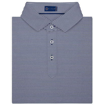 STITCH® Atlantic Stripe Polo Shirt - Men's - Polos - SwagWear