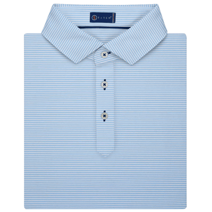 STITCH® Atlantic Stripe Polo Shirt - Men's - Polos - SwagWear