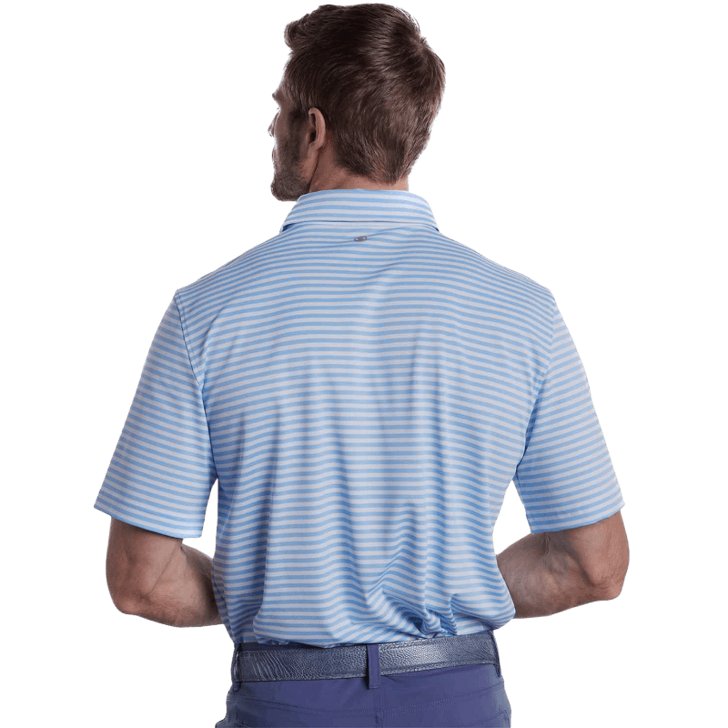 STITCH® Club Stripe Polo Shirt - Men's - Polos - SwagWear