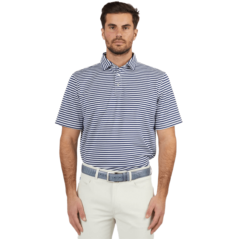 STITCH® Club Stripe Polo Shirt - Men's - Polos - SwagWear