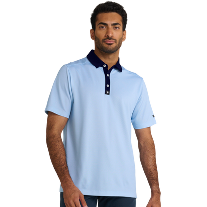 Tech Pique Polo - Sky Blue / S - Polos