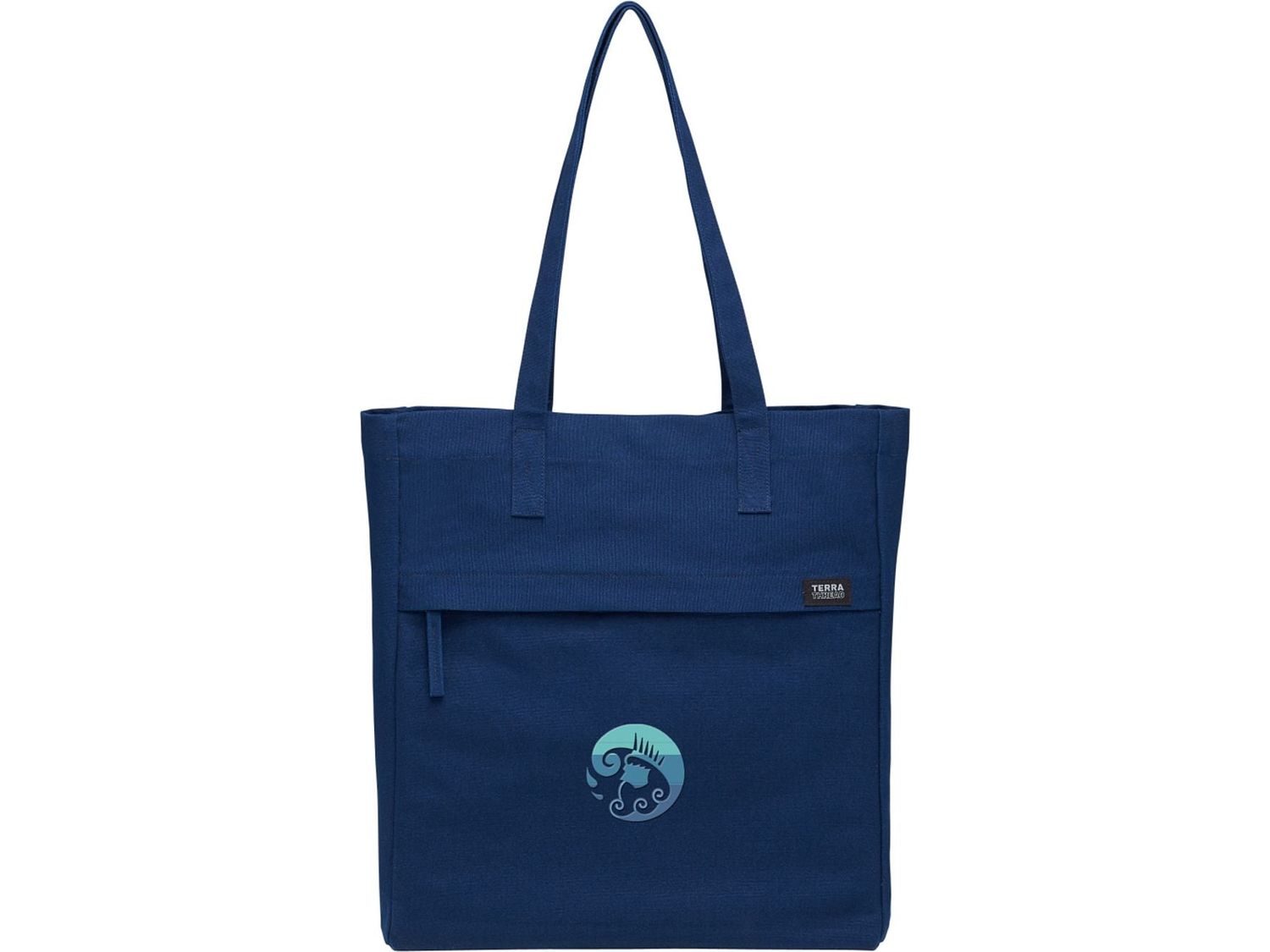Terra Thread Fairtrade Executive Work Tote - Navy - Tote Bags
