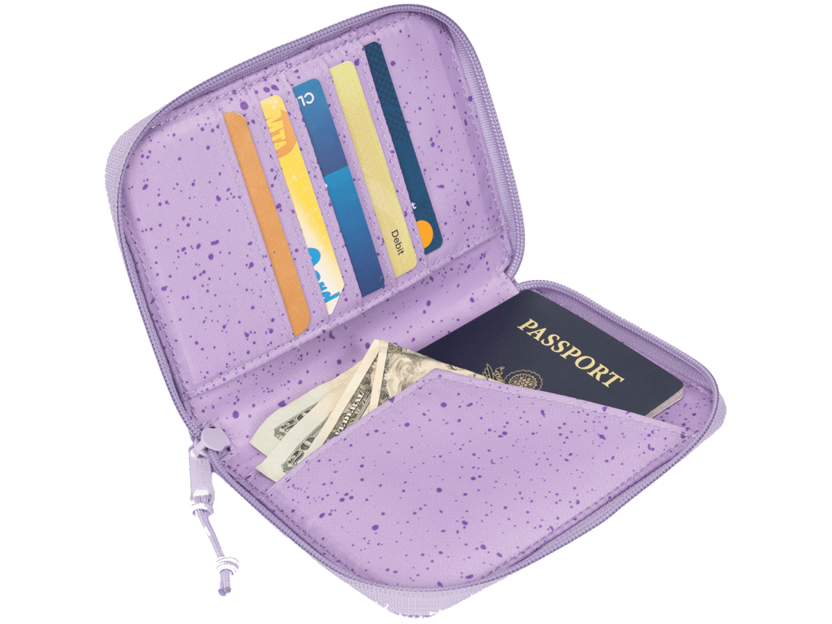 Terra Zippered Passport Wallet - Passport Wallets - SwagWear
