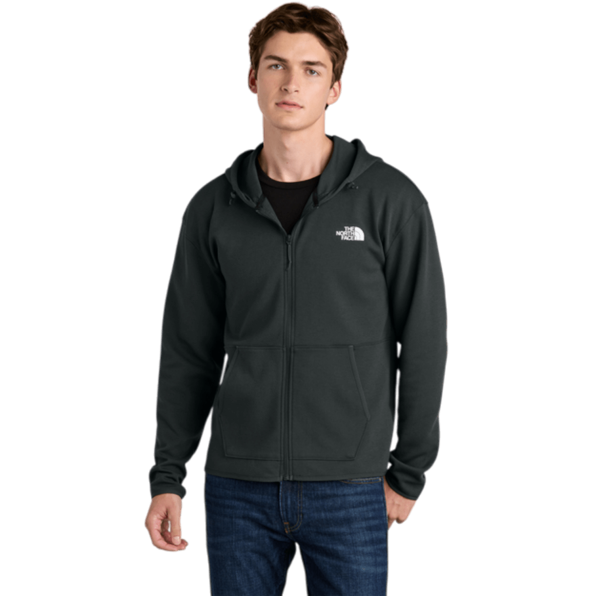 The North Face® Double - Knit Full - Zip Hoodie - Full - Zip Hoodies - SwagWear