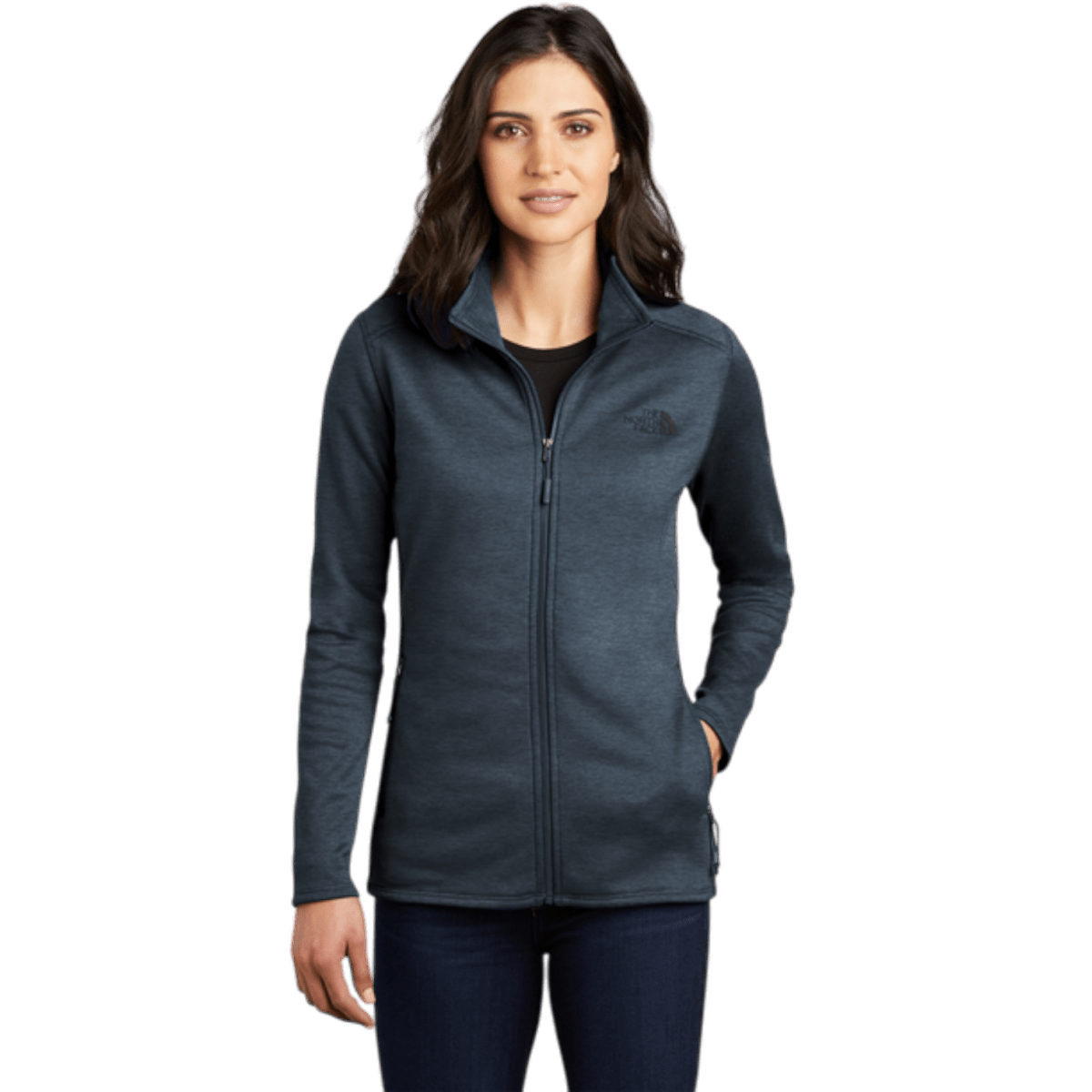 The North Face ® Women's Skyline Full - Zip Fleece Jacket - Fleece Jackets - SwagWear