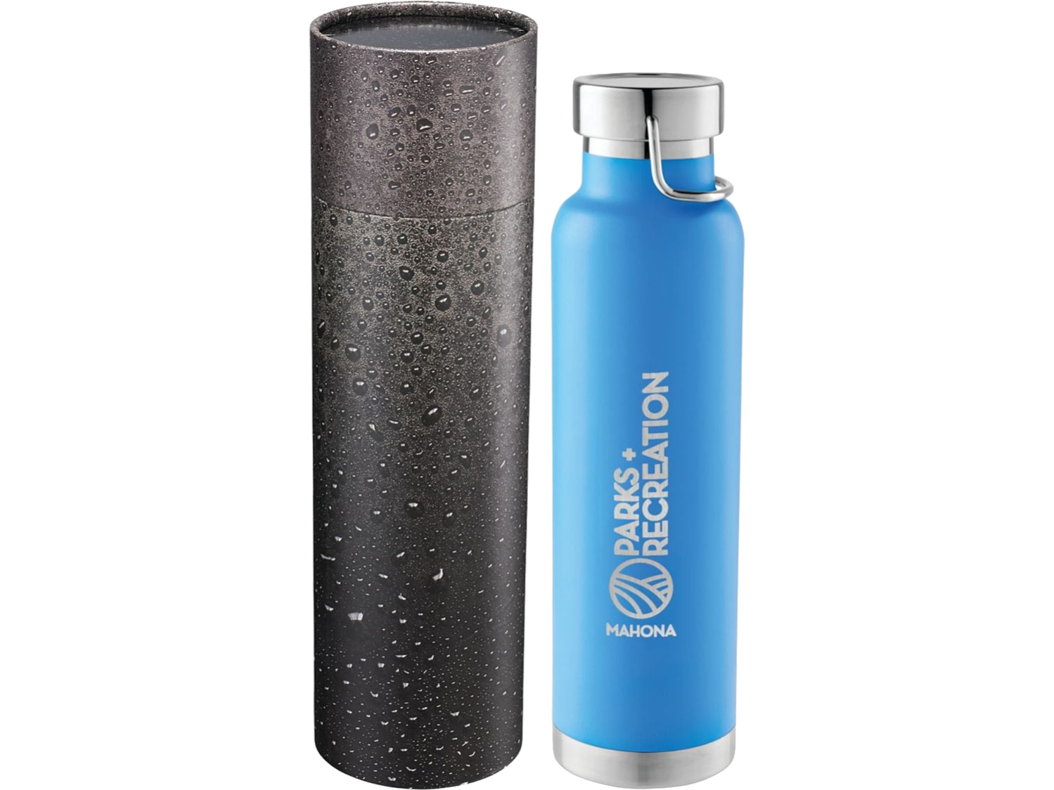 Thor Copper Vac Bottle 22oz With Cylindrical Box - Process Blue / 16oz - Water Bottles