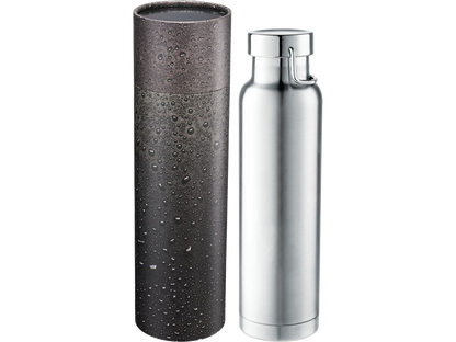 Thor Copper Vac Bottle 22oz With Cylindrical Box - Silver / 16oz - Water Bottles