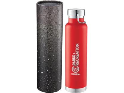 Thor Copper Vac Bottle 22oz With Cylindrical Box - Water Bottles