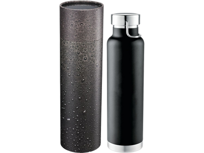 Thor Copper Vac Bottle 22oz With Cylindrical Box - Water Bottles