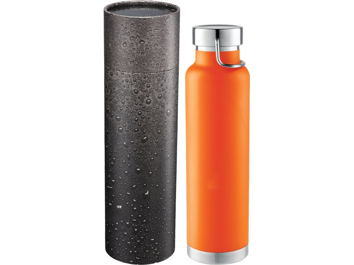 Thor Copper Vac Bottle 22oz With Cylindrical Box - Water Bottles - SwagWear