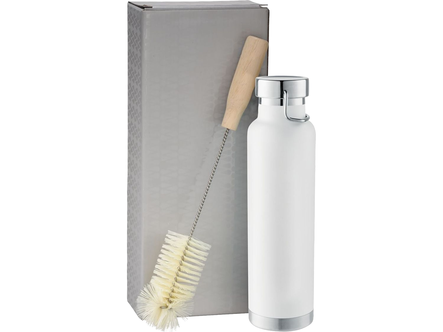 Thor Copper Vacuum Bottle with Brush 22oz - Tumblers