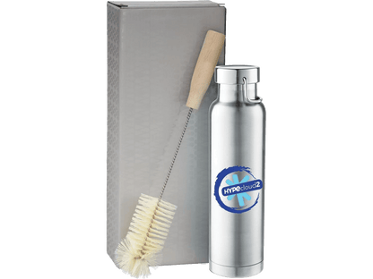 Thor Copper Vacuum Bottle with Brush 22oz - Tumblers - SwagWear