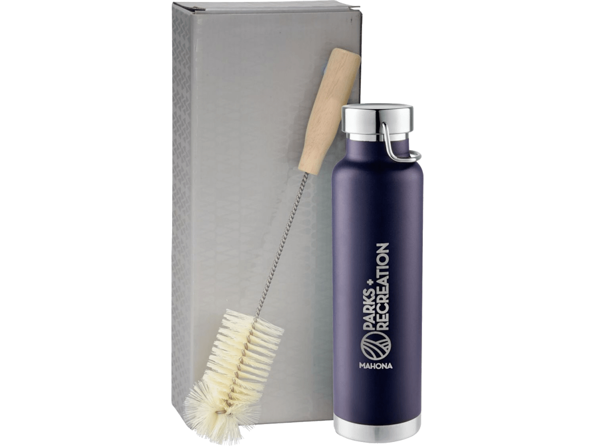 Thor Copper Vacuum Bottle with Brush 22oz - Tumblers - SwagWear