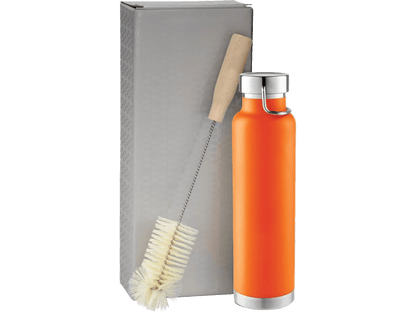 Thor Copper Vacuum Bottle with Brush 22oz - Tumblers - SwagWear