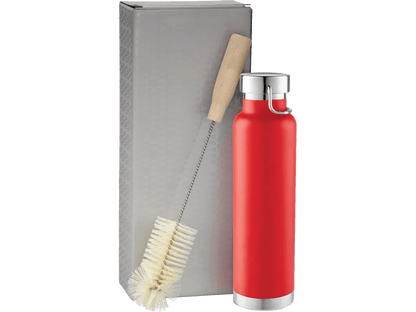 Thor Copper Vacuum Bottle with Brush 22oz - Tumblers - SwagWear