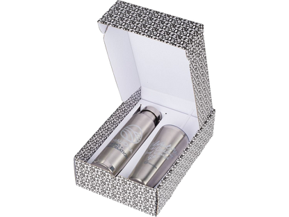 Thor Copper Vacuum Gift set - Silver - Drinkware Sets