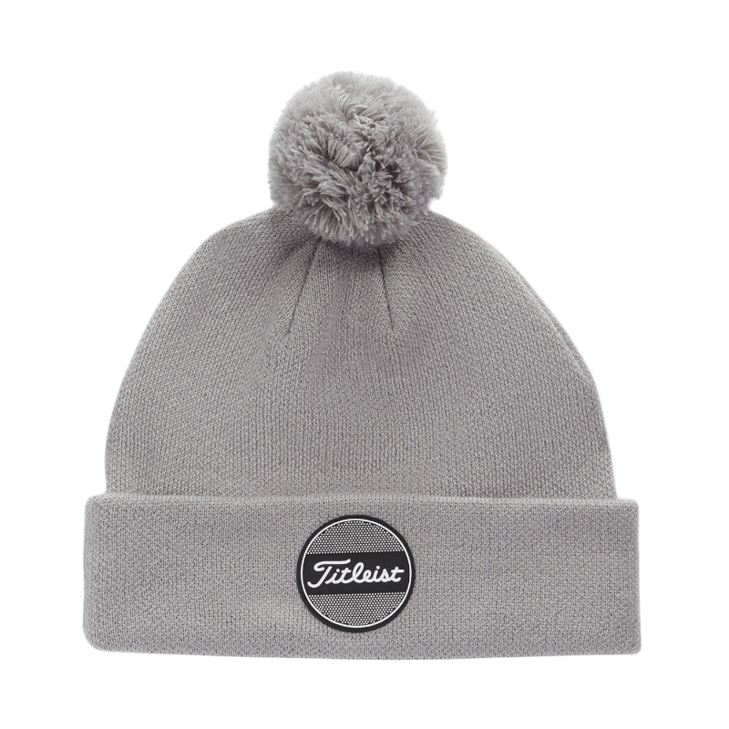 Titleist Boardwalk Pom Pom Hat - Gray - Beanies