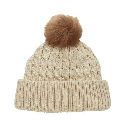 Titleist Cable Knit Pom Pom Hat - Beanies