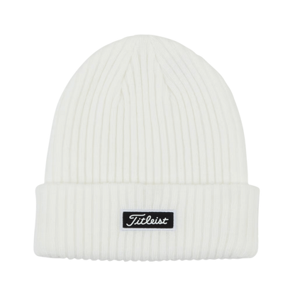 Titleist Charleston Cuff Knit Hat - White / Black - Beanies