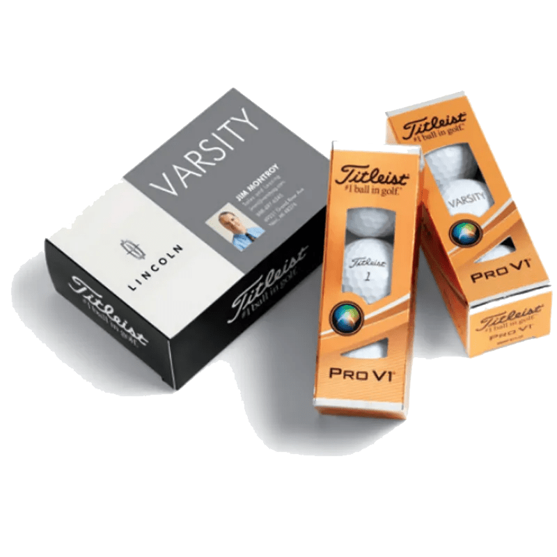 Titleist PackEdge Custom Half - Dozen in Tray - Golf Balls - SwagWear